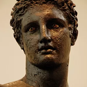 Historic Metal Print Collection: Greek mythology sculptures
