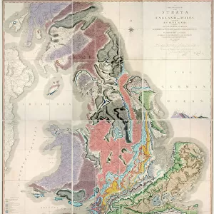 Maps and Charts Poster Print Collection: Geological Map