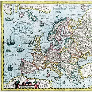 Maps and Charts Canvas Print Collection: Gerardus Mercator's Cartographic Legacy