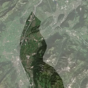 Aerial Photography Pillow Collection: Liechtenstein