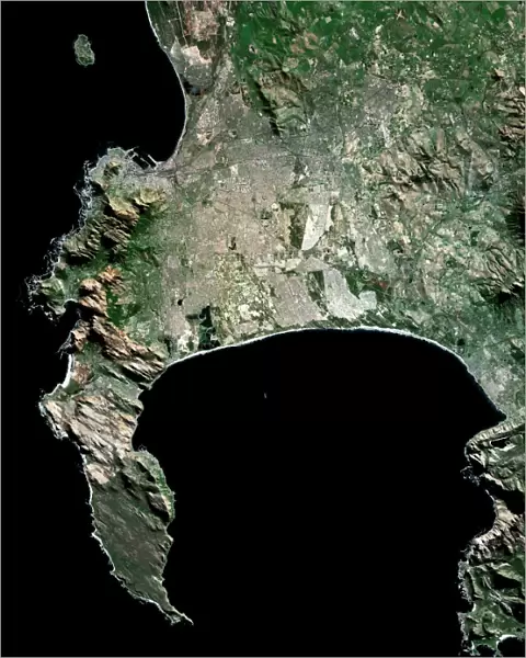 Cape Town, South Africa, satellite image