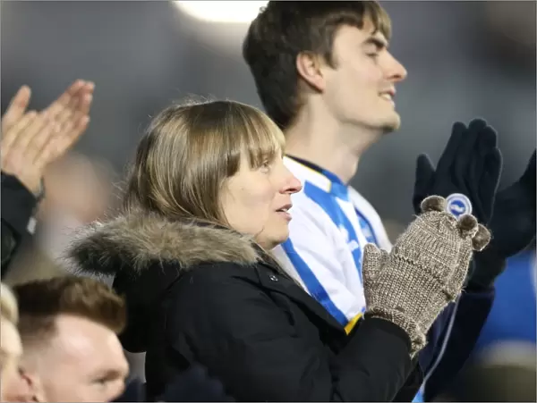 Passionate Albion Fans: A Moment of Pride at the American Express Community Stadium (Brighton & Hove Albion vs Ipswich Town, 21 January 2015)