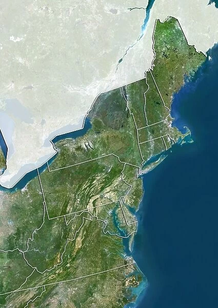 Northeastern USA, satellite image C014  /  0091