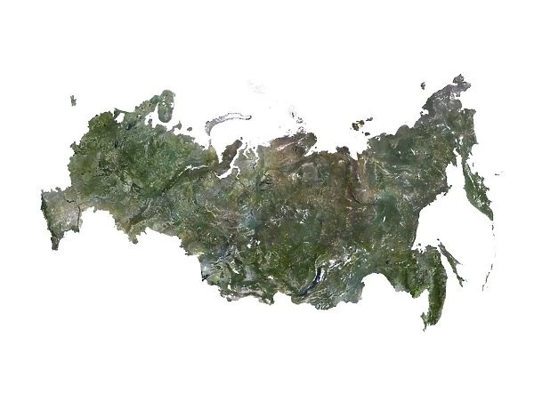 Russia, satellite image
