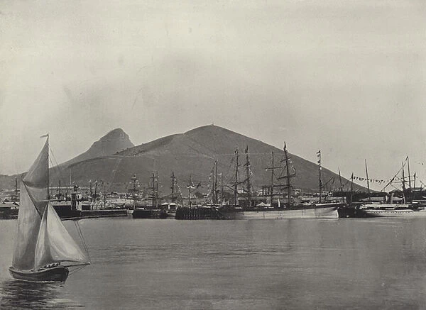 The Alfred Docks (b  /  w photo)