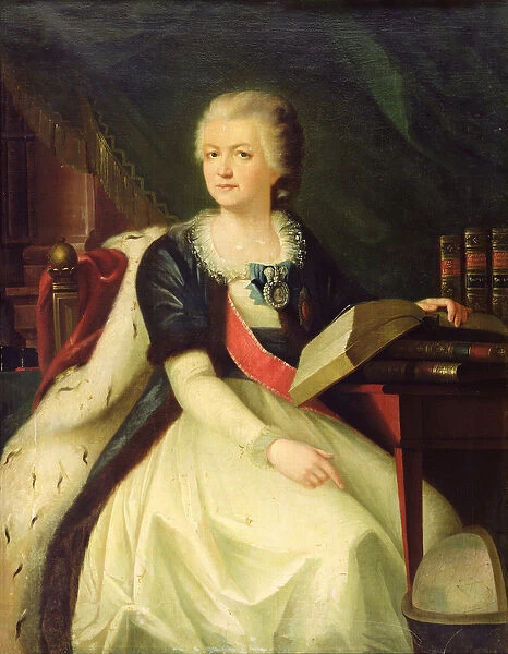Portrait of Princess Yekaterina R. Vorontsova-Dashkova (oil on canvas)