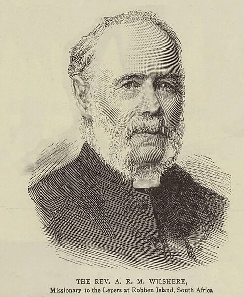 The Reverend A R M Wilshere (engraving)