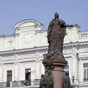 Catherine the Great statue, Odessa, Ukraine, Europe