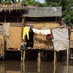 House on stilts on the Rach Thi Nghe