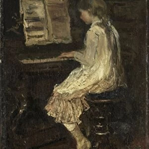 Girl at the Piano, Jacob Maris, c. 1879