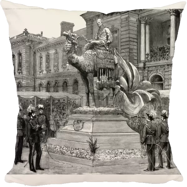 Statue of General Gordon, Brompton Barracks, Chatham, the Prince of Wales Unveiling the Statue