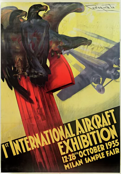 1st International Aircraft Exhibition Poster