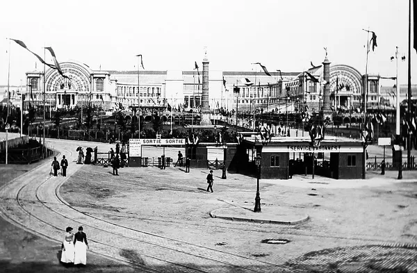 The Brussels International Exposition in 1897. Date: 1897