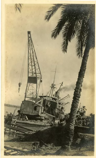 Crane at Magill, Basra, Iraq, WW1