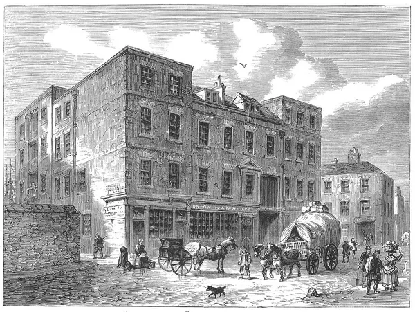 The Three Cranes in Thames Street was a famous tavern as