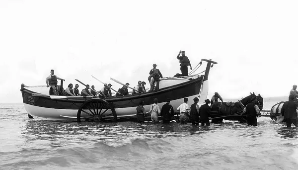 Hayle Lifeboat early 1900s Our beautiful Wall Art and Photo Gifts ...