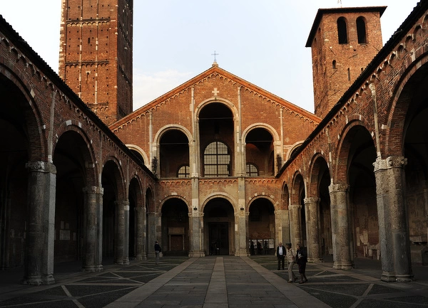 Italy. Milan. Basilica of St. Ambrose. Consagred in 379