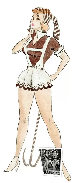 Mel - Murrays Cabaret Club costume design