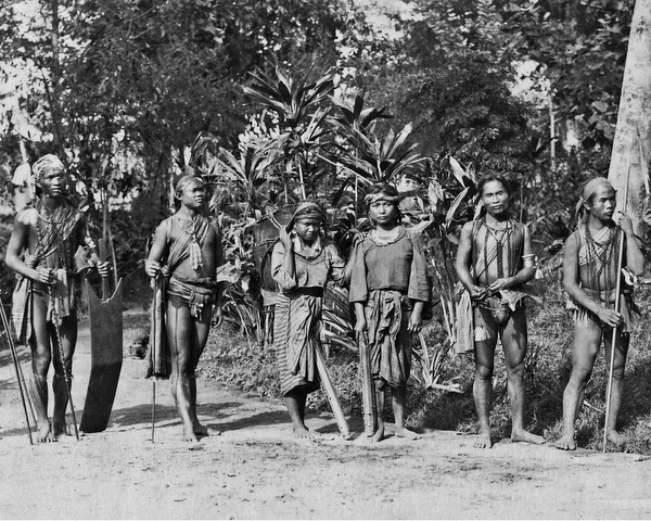 Native group, Philippines. Date: circa 1890 available as Framed Prints ...