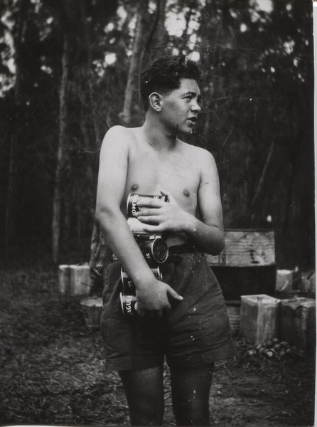 Refugee boy scout in Mauritius