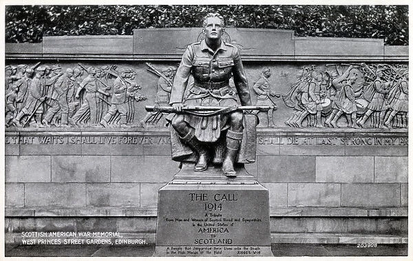 Scottish American War Memorial, West Princes Street Gardens, Edinburgh, Scotland