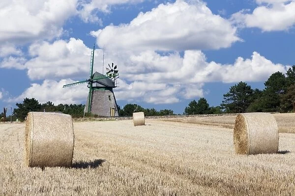 Old Dutch windmill, Nebel, Amrum, North Frisian Islands, Schleswig Holstein, Germany, Europe