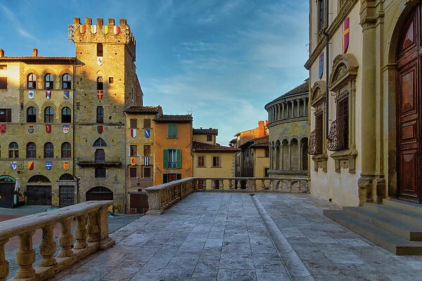 Prints of Piazza Grande Arezzo Tuscany Italy Europe