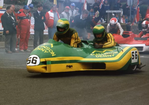 Norman Panton & Simon Ansell (Suzuki) 1989 Sidecar TT