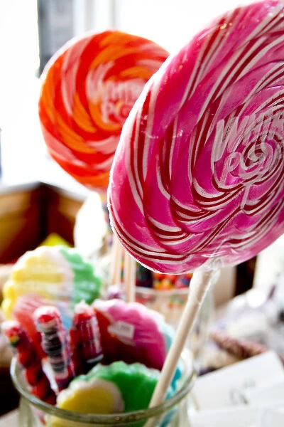 Ouray, Colorado, United States. Vintage candy in old fashioned candy shop