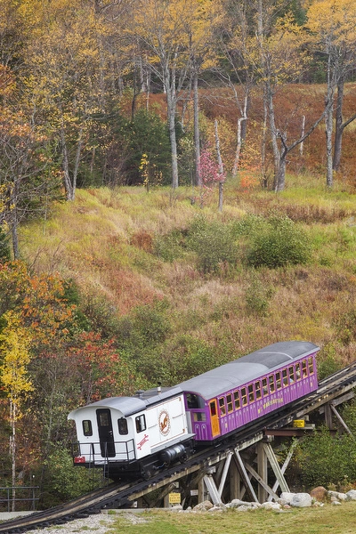 USA, New Hampshire, White Mountains, Bretton Woods, The Mount Washington Cog Railway