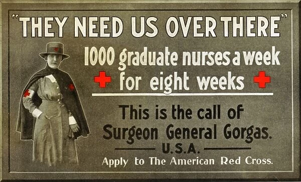 The Red Cross Nurse Carries Our Soldiers Out of Sickness Out of Darkness  Back to the Light of Good Health Help the Red Cross. - American Red Cross —  Google Arts & Culture