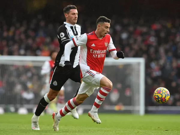 Martinelli vs Schar: Arsenal vs Newcastle United, Premier League 2021-22