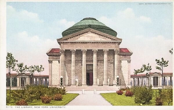The Library, New York University Postcard. The Library, New York University Postcard