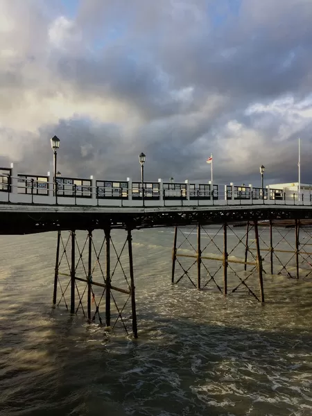 Worthing Pier Sun Ray Our beautiful Wall Art and Photo Gifts include ...