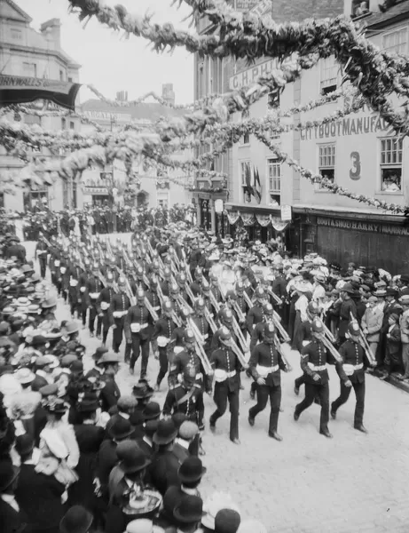 Royal Visit, High Cross, Truro, Cornwall. 15th July 1903