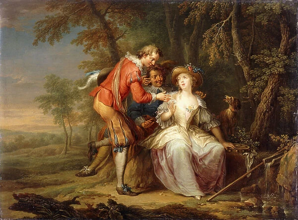 Amorous allegorical Scenes in wooded Landscapes available as Framed Prints, Photos, Wall Art and Photo Gifts #23304446