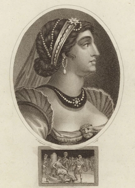 Cleopatra, Queen Of Egypt (engraving) Our Beautiful Pictures Are ...