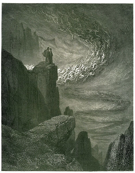 Gustave Dore Folio Dante's Inferno Dante Alighieri 1860 