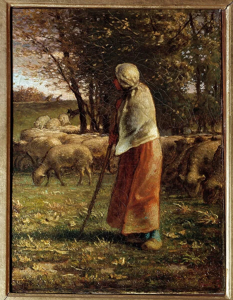 The Angelus Painting by Jean-Francois Millet Reproduction