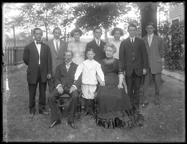 McGovern family, Creston Avenue, Bronx, c. 1911 (b  /  w photo)