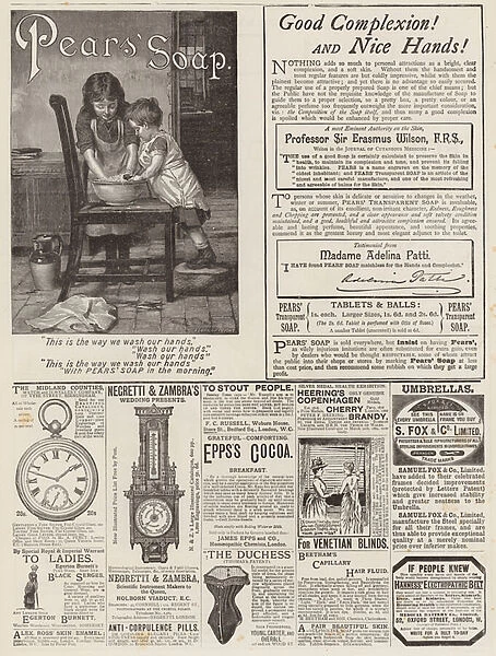 Page of Advertisements (engraving)