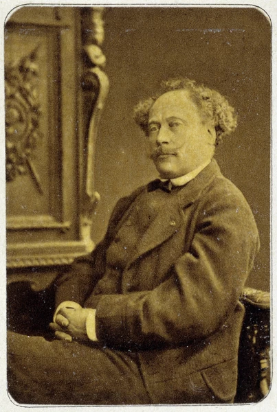 Portrait of Alexandre Dumas Jr. (1824 - 1895) in 1884