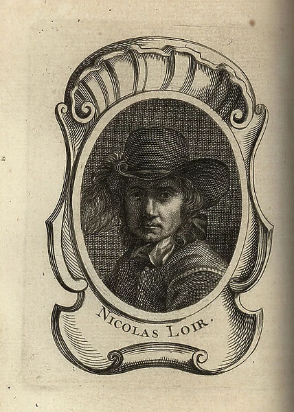 Portrait of Nicolas Loir, French painter 1624-1679