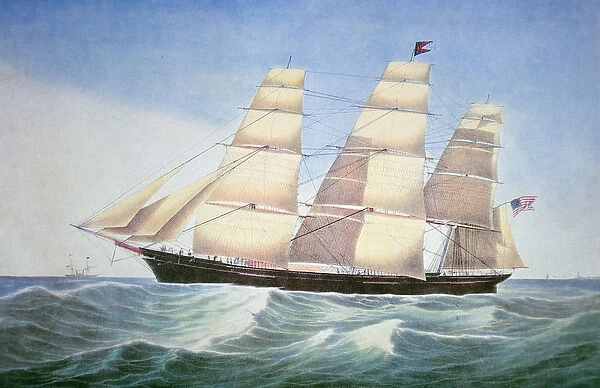 Clipper Ship Dreadnought, Nathaniel Currier