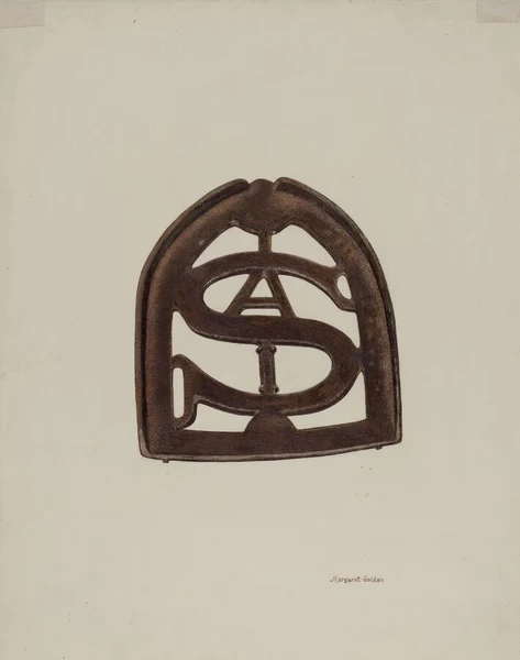 Trivet, c. 1941. Creator: Margaret Golden