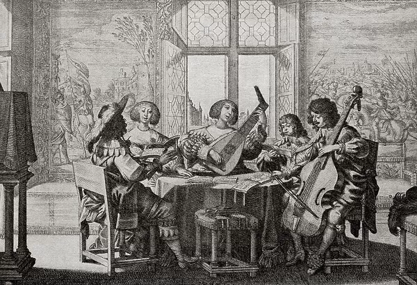 The Five Senses Hearing Abraham Bosse 17th Century