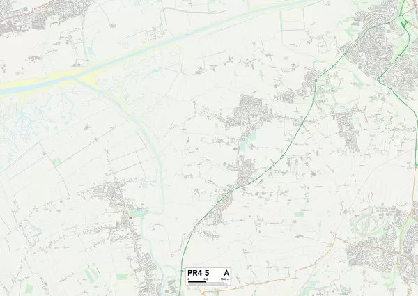 Fylde PR4 5 Map