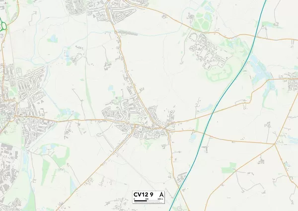 Nuneaton & Bedworth CV12 9 Map