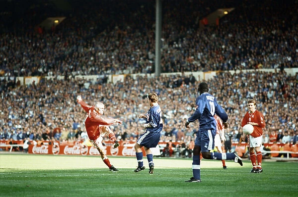 1997 League Cup Final at Wembley. Leicester City 1 v Middlesbrough 1