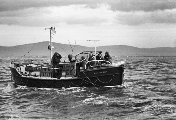 The Oakley class All weather Rhyl lifeboat Har Lil on patrol in the waters around North